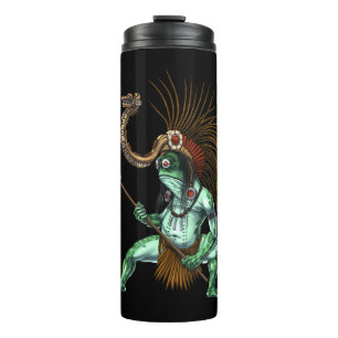 Aztec Warrior Deity Cueyatl Thermal Tumbler