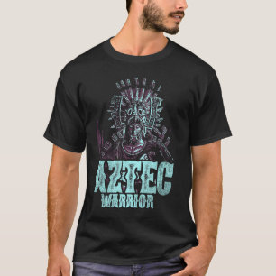 Aztec Warrior King Mexico Native Aztec Mayas  6 T-Shirt