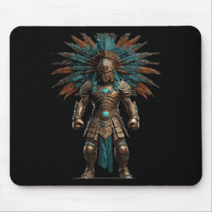 Aztec Warrior Mexican Boxing Pride  Mouse Pad