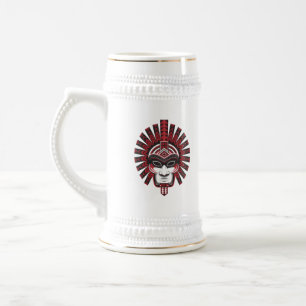 Aztec Warrior Pride Beer Stein