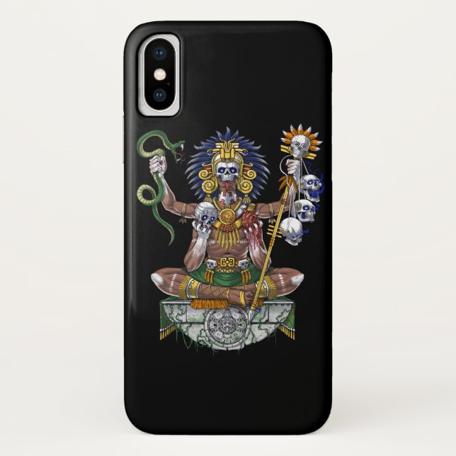Aztec Warrior Shaman Case-Mate iPhone Case (Back)