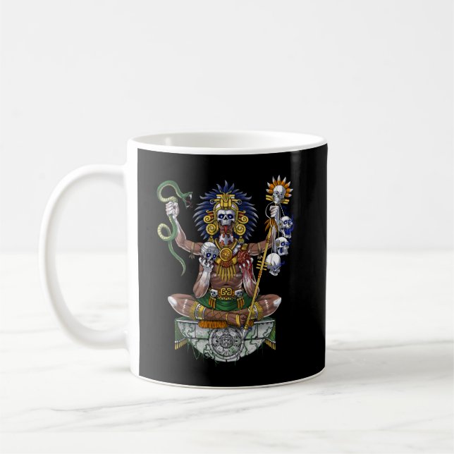 Aztec Warrior Shaman Coffee Mug (Left)