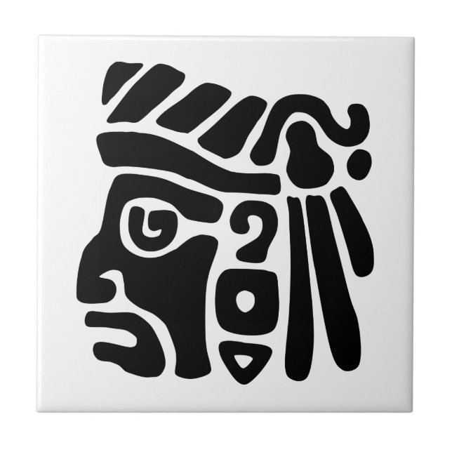 Aztec Warrior Tile (Front)