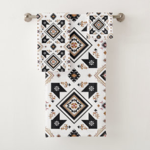 Aztec Western Pattern Bath Towel Set