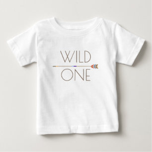 Aztec Wild One   First Birthday Baby T-Shirt