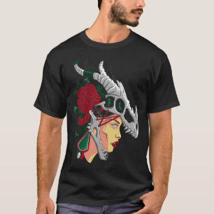 Aztec Woman Strong Mexican Girl Mexico T-Shirt