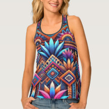 "AZTECA MODERNO" - TANK TOP