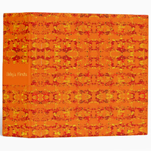 Aztek Orange 3 ring binder