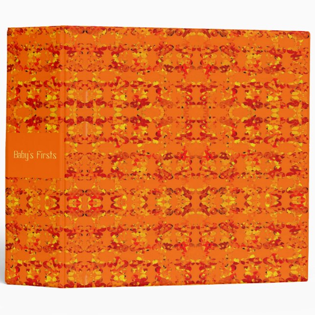 Aztek Orange 3 ring binder (Front/Spine)