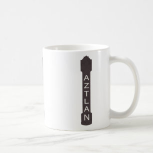 aztlan theatre signage coffee mug
