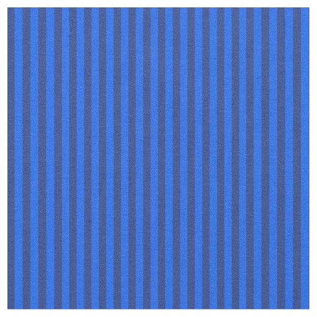 azul and cobalt blue stripes fabric (Close Up)