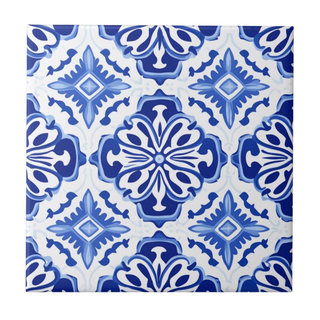 Azul Arabesque Tile (Front)