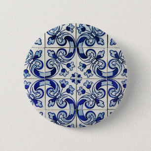 Azulejo 2 Inch Round Button