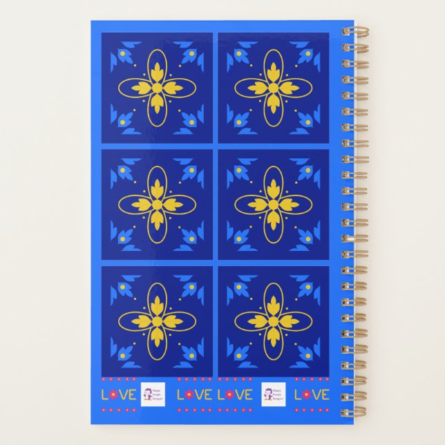 Azulejo bleu et jaune (Dos)