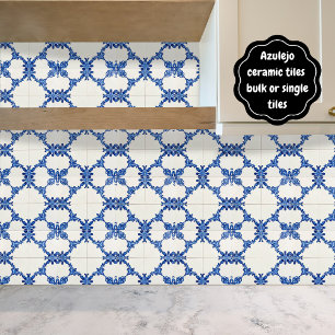 Azulejo Blue Custom House Name Plate Plaque Sign Tile