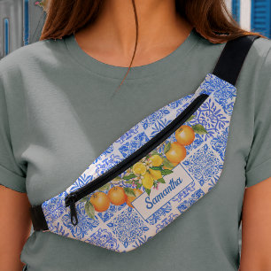 Azulejo méditerranéen bleu jaune sicilien