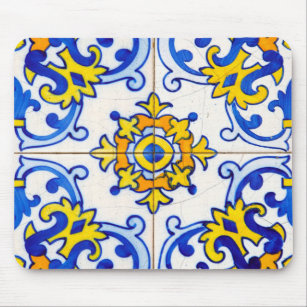 Azulejo Panel Tiles Mouse Pad