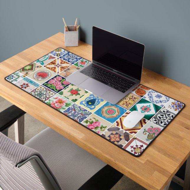 Azulejo Peranakan Mur Carreaux décoratifs muraux (Bureau 2)