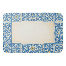 Azulejo Portuguese stationary watercolor design