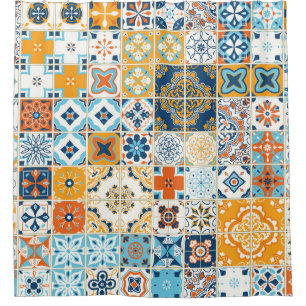 Azulejo Portuguese Tiles: Multicolor Vintage