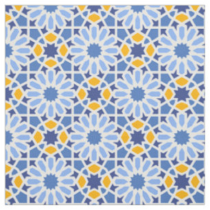 Azulejo Talavera Tile Fabric