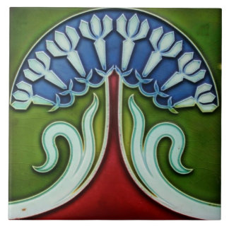 Azulejo Tile art nouveau style decorative fireplac