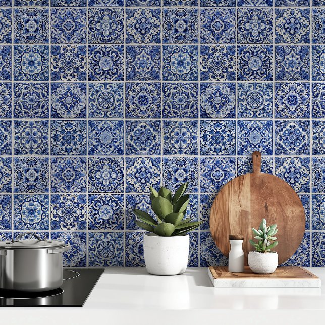 Azulejo Tiles Peel & Stick Wallpaper (Creator Uploaded)