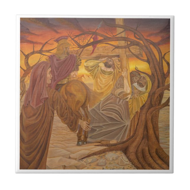 Azulejo - Via Crucis Tile (Front)