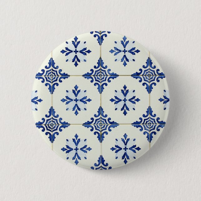 azulejos 2 inch round button (Front)