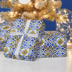 Azulejos Ceramic tiles Wrapping Paper