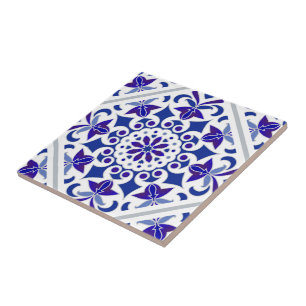 Azulejos Indigo Portugais carreaux bleus et blancs