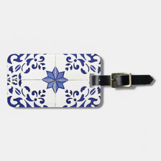 azulejos luggage tag