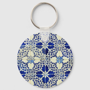 Azulejos, Portuguese Tiles Keychain