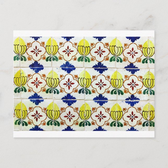 Azulejos, Portuguese Tiles Postcard (Front)