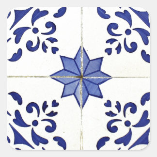 azulejos square sticker