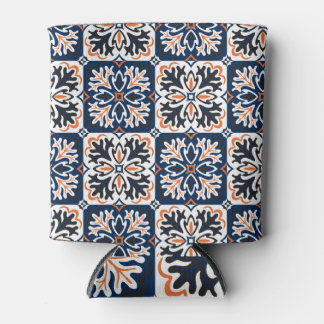 Azulejos Talavera Tile Pattern Can Cooler