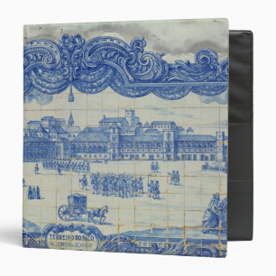 Azulejos tiles depicting the Praca do Comercio Binder