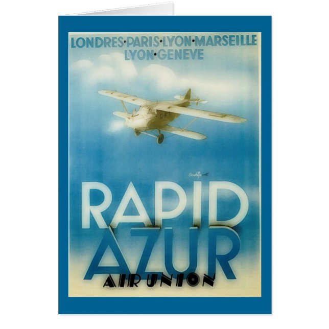 azur rapide - voyage vintage (Devant)
