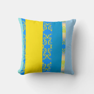 Azure Amalfi Throw Pillow