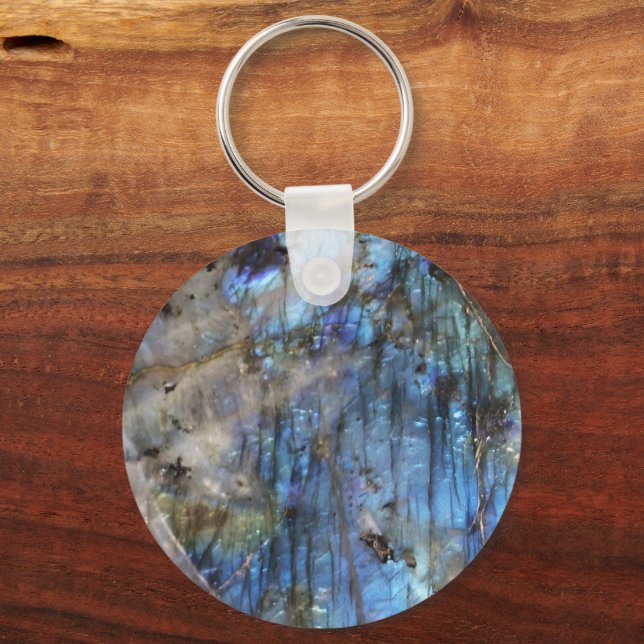 Azure and Iridescence Keychain (Front)