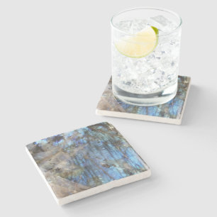 Azure and Iridescence Stone Coaster