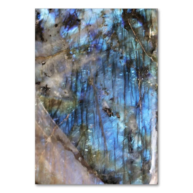 Azure and Iridescence Table Number (Front)