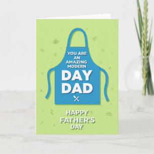 Azure Apron Amazing Dad Card