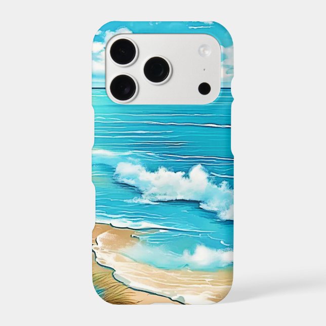 Azure Beach Calm Design (Back)