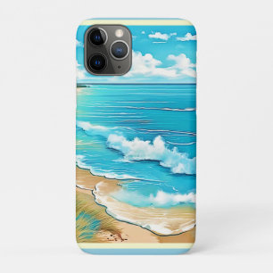 Azure Beach Calm Design iPhone 11 Pro Case