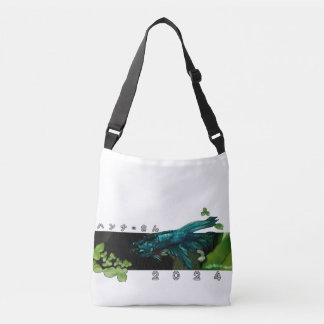 Azure Betta Fish Art Tote 2024