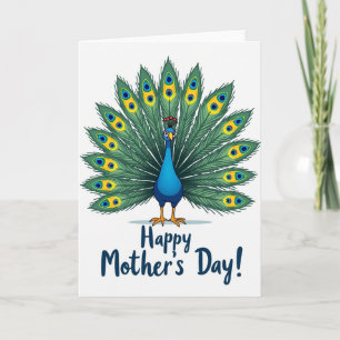 Azure Bird Mothers Day Art Card