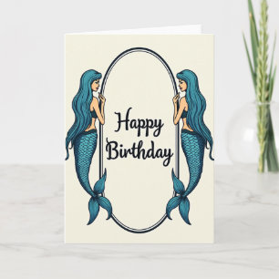 Azure Birthday Fantasy Card