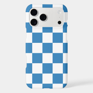 Azure Blue Retro Check