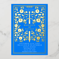 Azure Blue Royal Medieval Sword Wedding